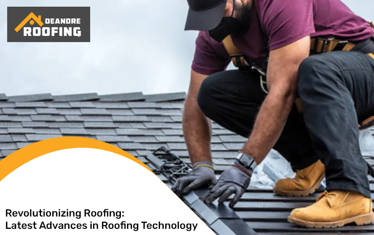 Construction worker working with roof